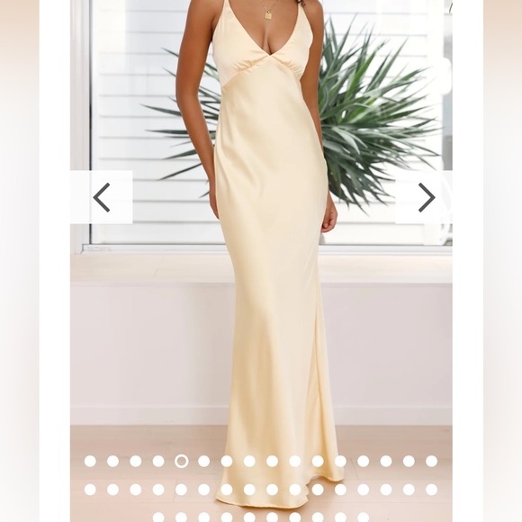 Billy J maxi dress, champagne - Picture 2 of 3